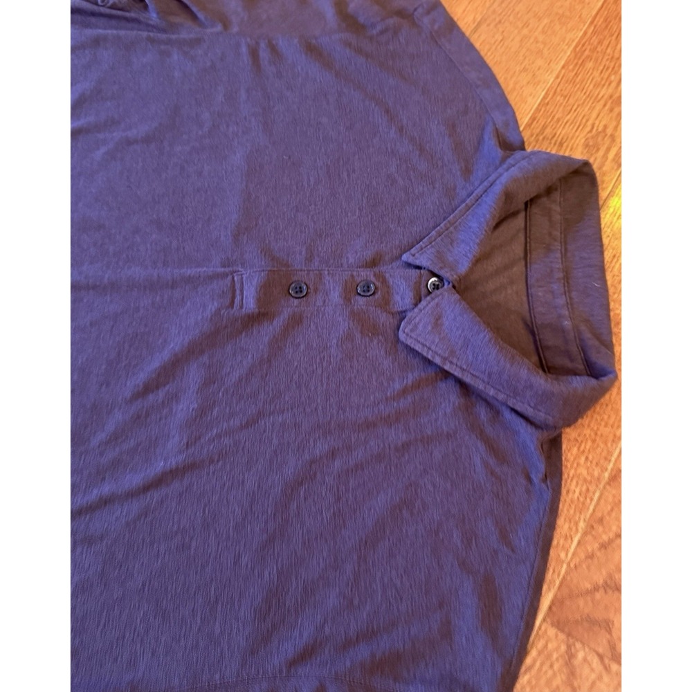 Vuori Strato Tech Polo Shirt Mens XL Red Brown Short Sleeve Performance Stretch